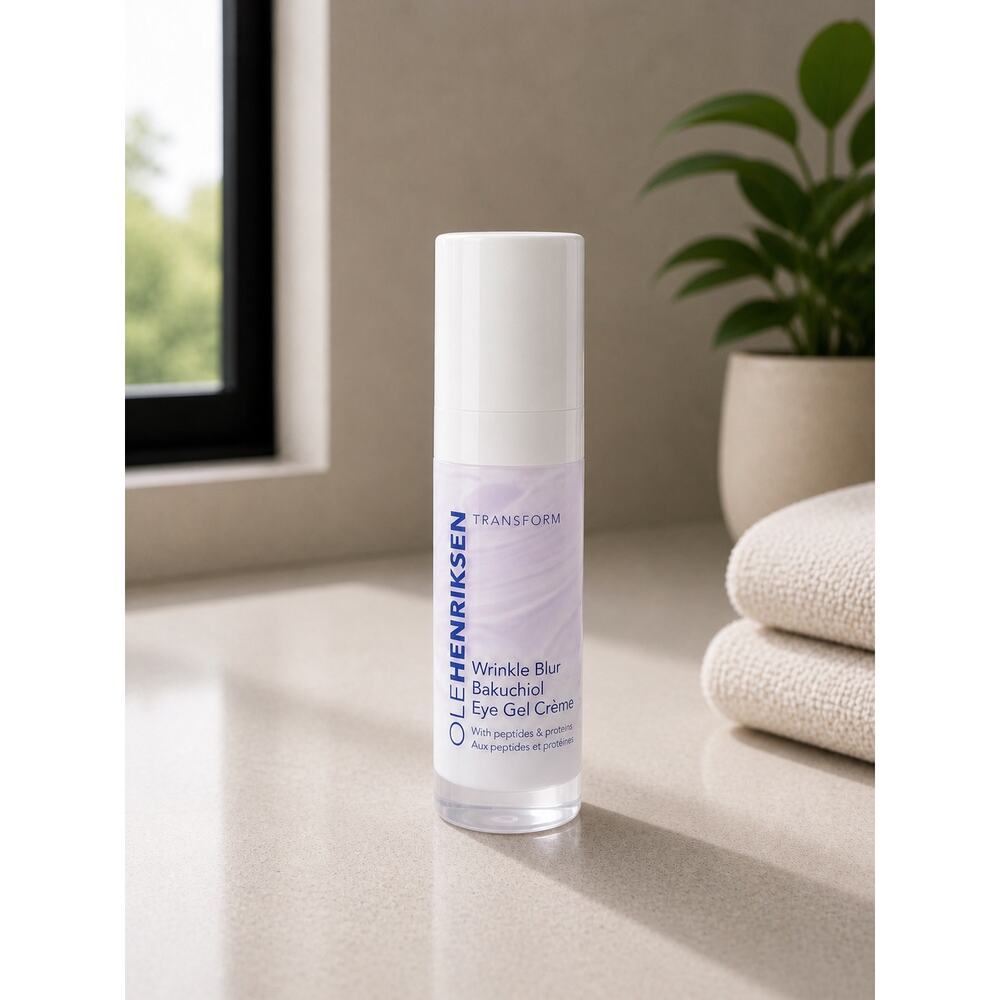 $52 New OLEHENRIKSEN Wrinkle Blur Bakuchiol Eye Gel Crème 18ml Full Size